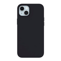 Луксозен силиконов гръб ТПУ ултра тънък SOFT FASHON CASE за Apple iPhone 15 Plus 6.7 черен 